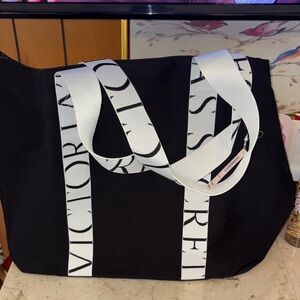 Victoria's Secret Black and White Tote